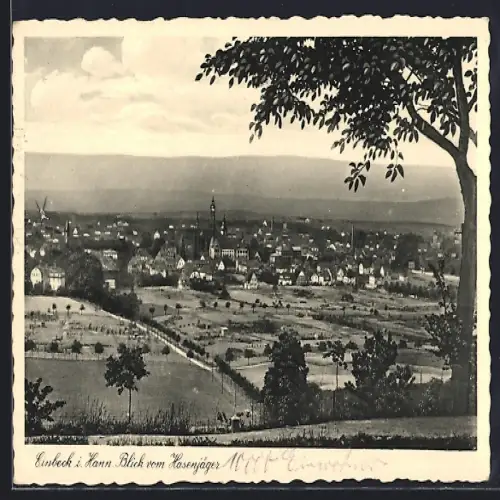 AK Einbeck i. Hann., Blick vom Hasenjäger