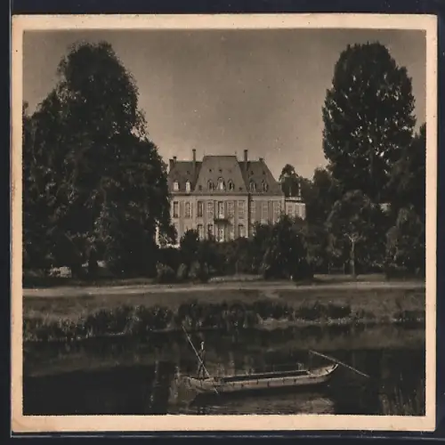 AK Wallerfangen, Schloss mit Ruderboot