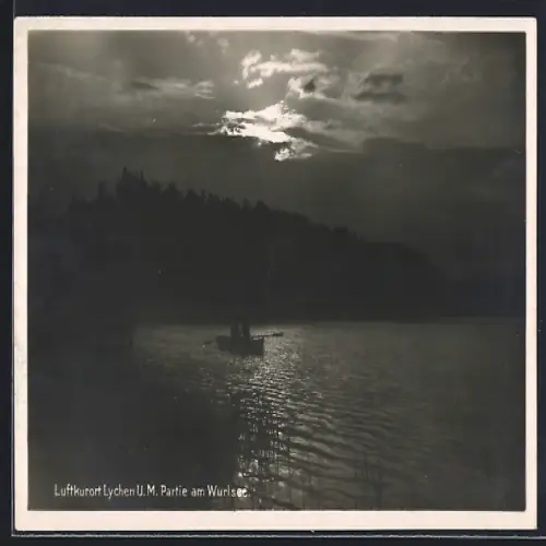 AK Lychen /U. M., Partie am Wurlsee