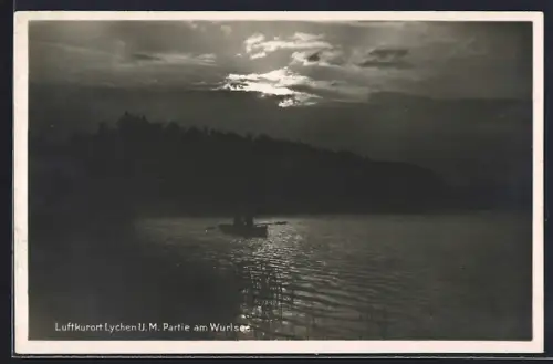 AK Lychen /U. M., Partie am Wurlsee