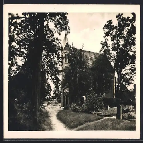 AK Zechlinerhütte, Blick auf die Kirche