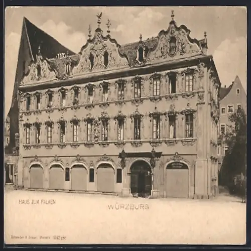 AK Würzburg, Haus zum Falken