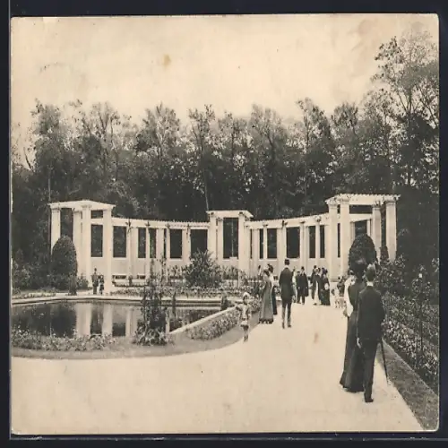 AK Berlin, Rosengarten im Tiergarten