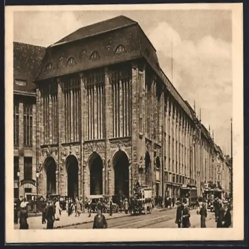 AK Berlin, Kaufhaus Wertheim in der Leipzigerstrasse