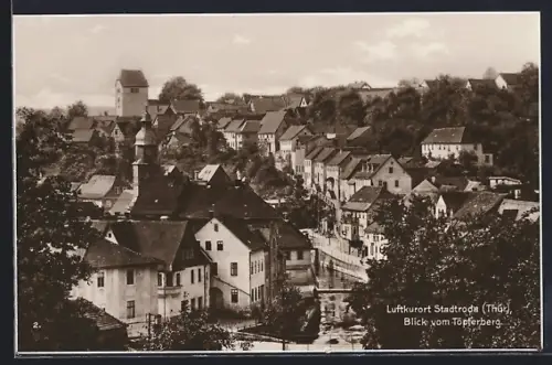 AK Stadtroda /Thür., Blick vom Töpferberg