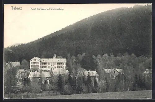 AK Tabarz, Hotel Kurhaus mit Zimmerberg