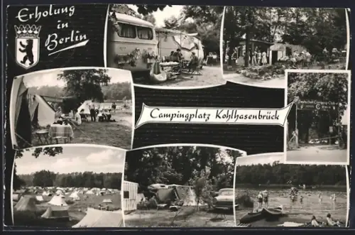 AK Berlin-Wannsee, Campingplatz Kohlhasenbrück