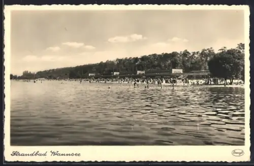 AK Berlin-Wannsee, Blick zum Ufer