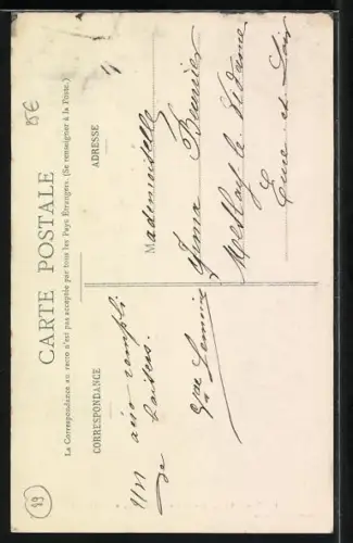 AK Vezelay, Type de Femme du Pays, à Nanchèvres