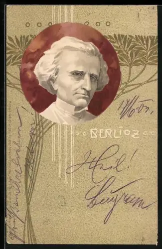 AK Komponist Louis Hector Berlioz