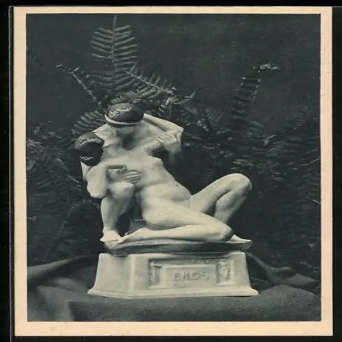 AK Porzellanskulptur Eros von Richard Aigner