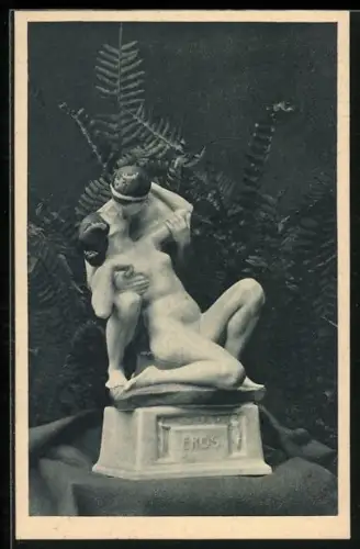 AK Porzellanskulptur Eros von Richard Aigner