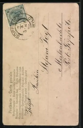 AK Jäger spricht eine Frau im Wald an