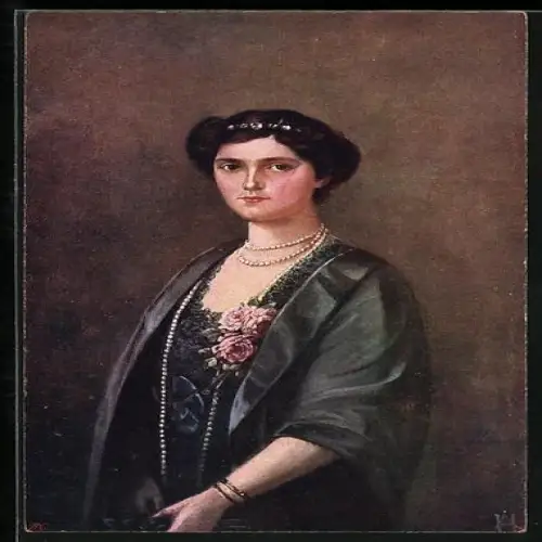 Künstler-AK Portrait der Kaiserin Zita von Österreich