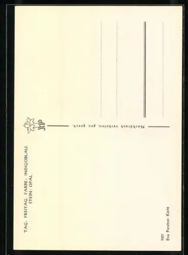 AK Sternzeichen Waage, Sanguiniker, Element Luft, Regent Venus, Vielleicht flüchtig, doch charmant, Schönheitsliebend...