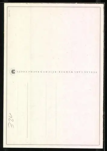 AK Mädchen mit ihrem Stoffhund, Spielzeug