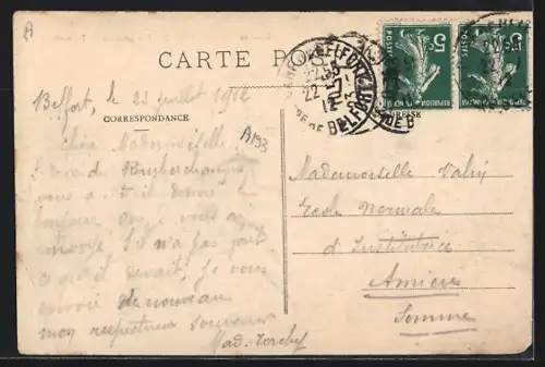 AK Raon-sur-Plaine, Vue générale du village dans la vallée de Celles, Vosges