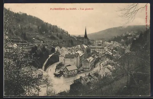 AK Plombières-les-Bains, Vue générale