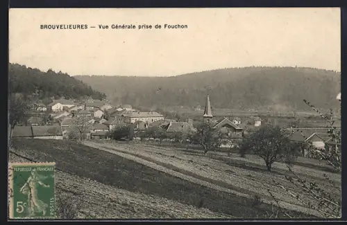 AK Brouvelieures, Vue Générale prise de Fouchon