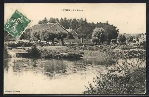 AK Humes, La Scierie et le paysage environnant