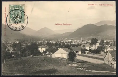 AK Vagney, Vue panoramique de la Vallée de Rochesson