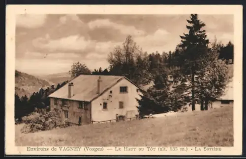AK Vagney /Vosges, Le Haut du Tôt, La Sotrière et paysage environnant