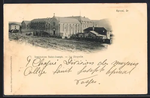 AK Épinal, Institution Saint-Joseph, La Chapelle