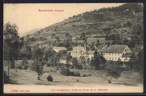 AK Rochesson /Vosges, Vue d`ensemble, Cités et Usine de M. Gérard