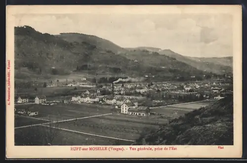 AK Rupt-sur-Moselle /Vosges, Vue générale, prise de l`Est