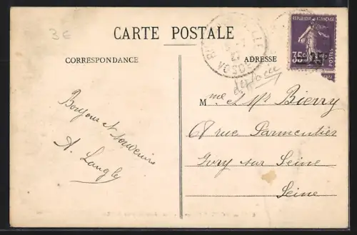 AK Rupt-sur-Moselle /Vosges, Vue générale, prise de l`Est