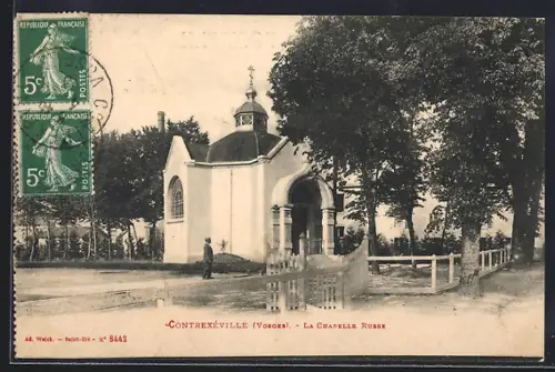 AK Contrexéville /Vosges, La Chapelle Russe