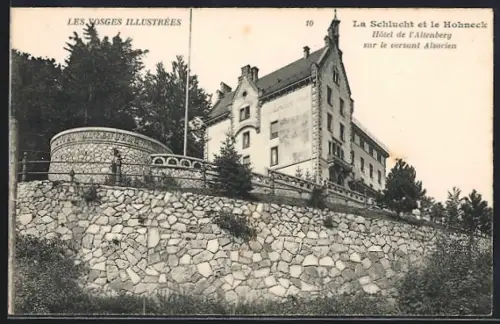 AK La Schlucht, Hôtel de l`Altenberg sur le versant Alsacien