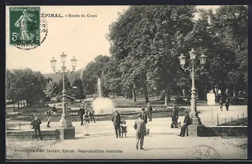 AK Épinal, Entrée du Cours