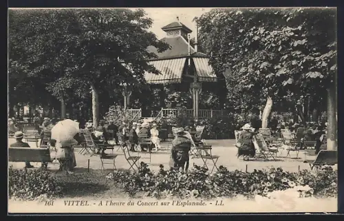 AK Vittel, À l`heure du Concert sur l`Esplanade