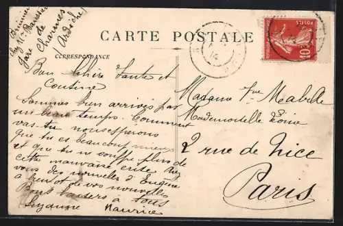 AK Charmes, Vue Générale de la rivière l`Embroye et du Village