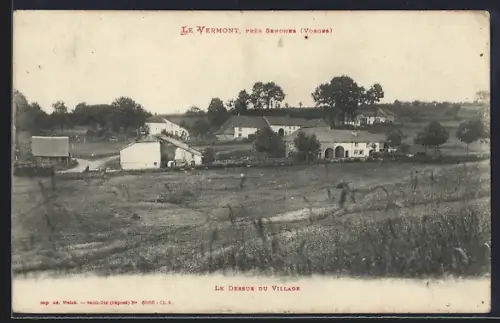 AK Le Vermont /Vosges, Le dessus du village