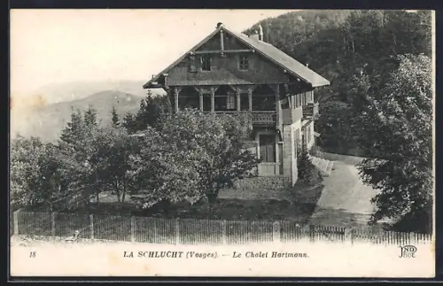 AK La Schlucht /Vosges, Le Chalet Hartmann