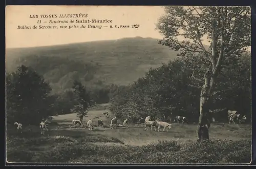 AK Ballon de Servance, Vue prise du Beurey