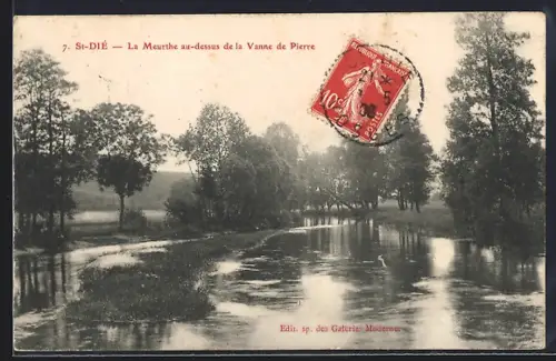 AK St-Dié, La Meurthe au-dessus de la Vanne de Pierre