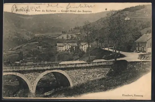 AK Bussang, Pont du Sèchenat, Grand Hôtel des Sources
