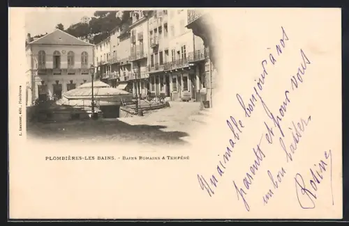 AK Plombières-les-Bains, Bains Romains & Tempérés