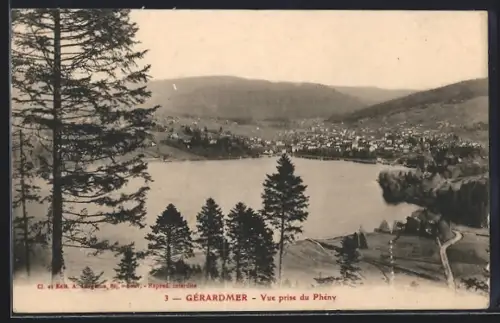 AK Gérardmer, Vue prise du Phény