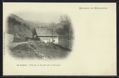 AK Gérardmer, Le Honneck, Vue de la Vallée de la Vologne
