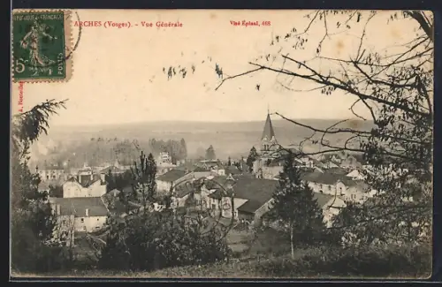AK Arches /Vosges, Vue Générale