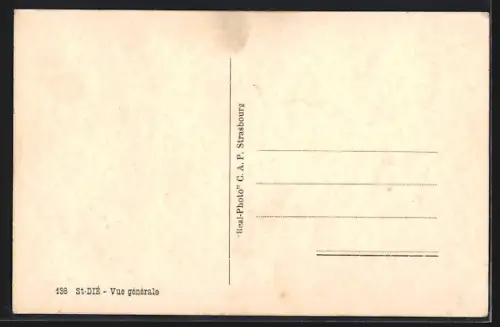 AK St-Dié, Vue générale