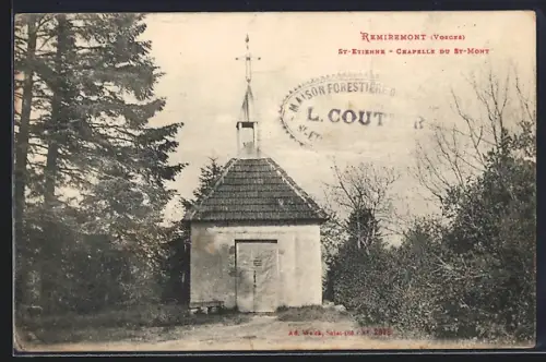 AK Remiremont /Vosges, St-Étienne, Chapelle du St-Mont