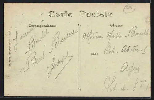 AK Remiremont, Vue générale prise du Parmont