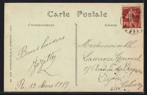 AK Remiremont, Vue générale prise de la Roche de l`Alma