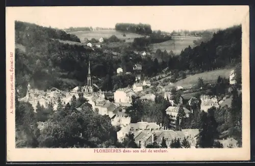 AK Plombières, Dans son nid de verdure