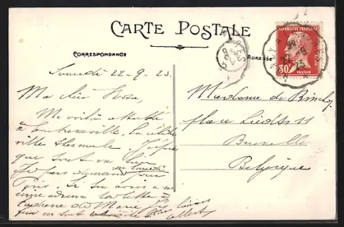 AK Contrexéville /Vosges, Vue générale du côté sud de l`Établissement Hydrominéral